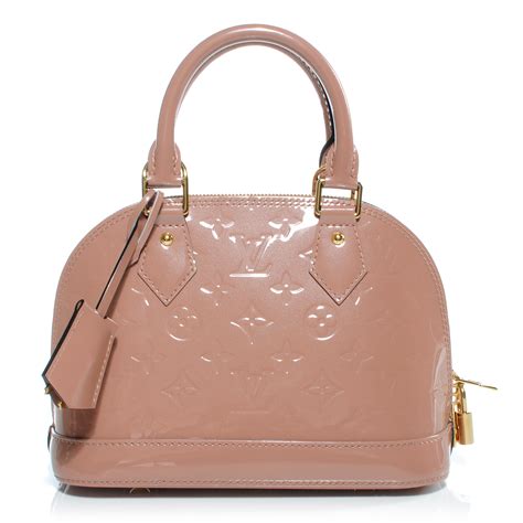 Louis Vuitton Alma PM Vernis Rose Velours